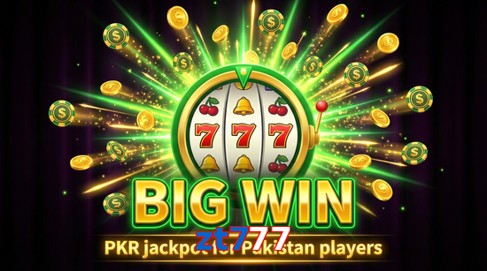 Big win animation on Zt777 slot game
